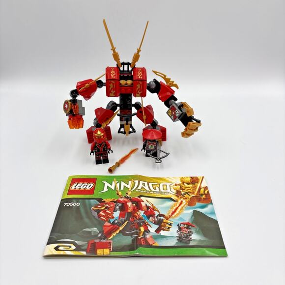 LEGO NINJAGO: Kai's Fire Mech 70500 98% Complete Great Condition With Minifigs - Picture 1 of 10